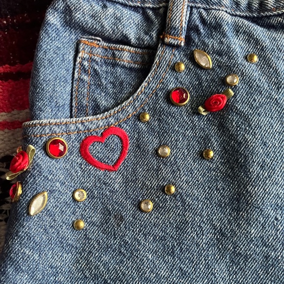 High Waisted Jean Short - Picture 3 of 10